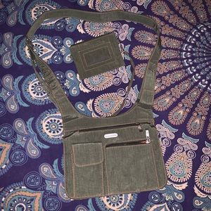 Army Green Travel Safe Purse